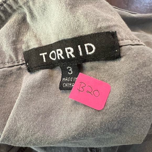 Torrid Charcoal Open Front Jacket - Picture 2 of 2
